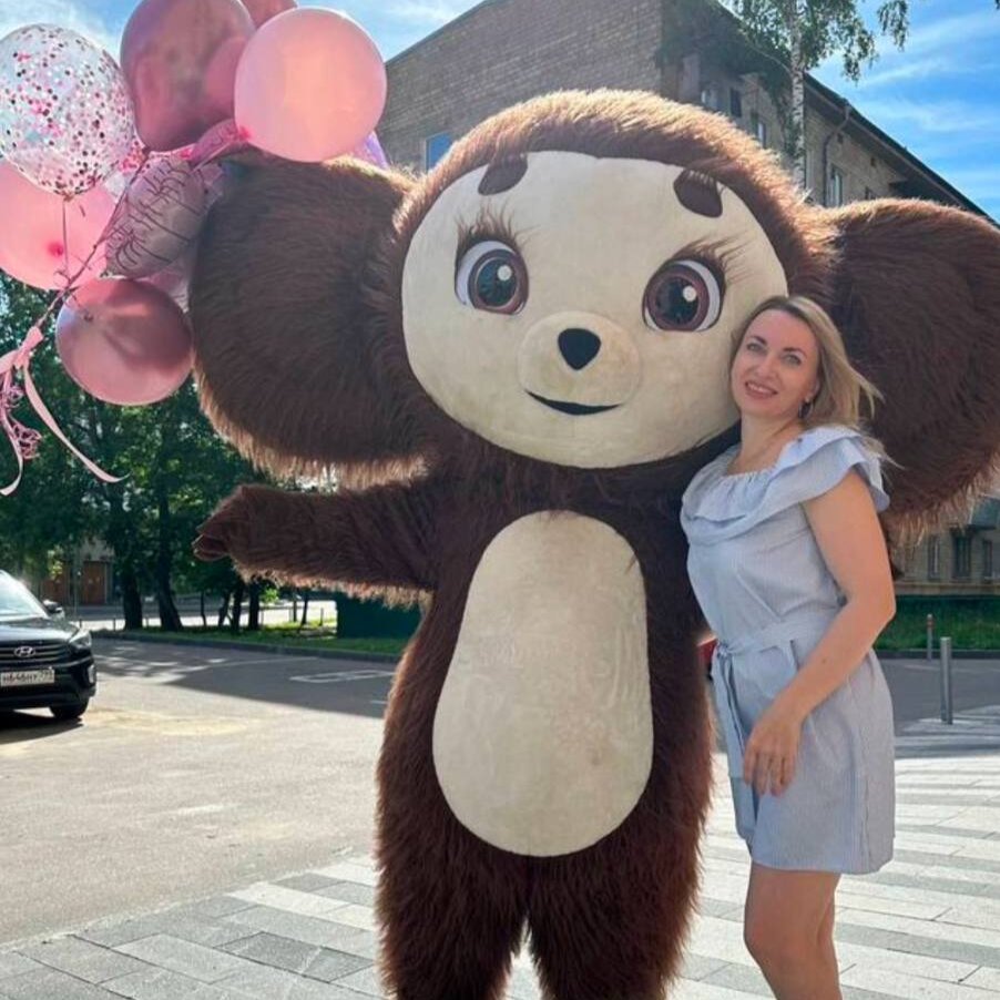 Заказать Чебурашку на день рождения в Туле — ростовая кукла Mishka71